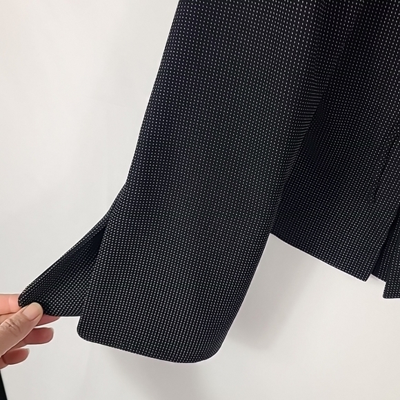 NEW Anne Klein Women's Polka Dot Blazer Black Sz 12 NWT Retail $170 - Picture 4 of 11